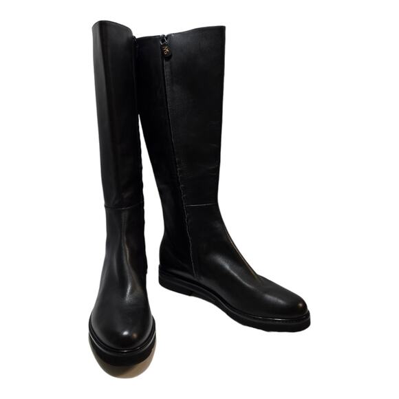 STUART WEITZMAN Black Butter Soft‎ leather knee boots Women's Size 11 New - Picture 1 of 12